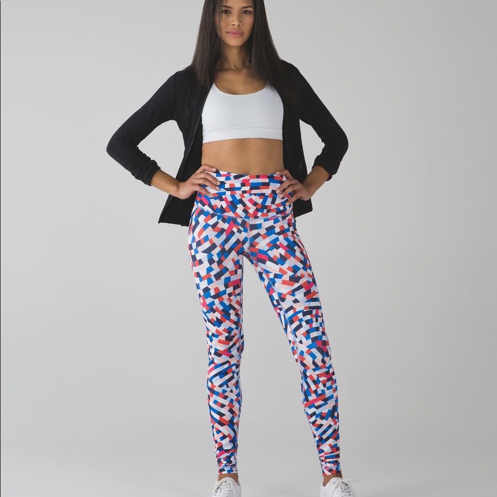 Lululemon Wunder Under Crop III Capoeira Multi 4